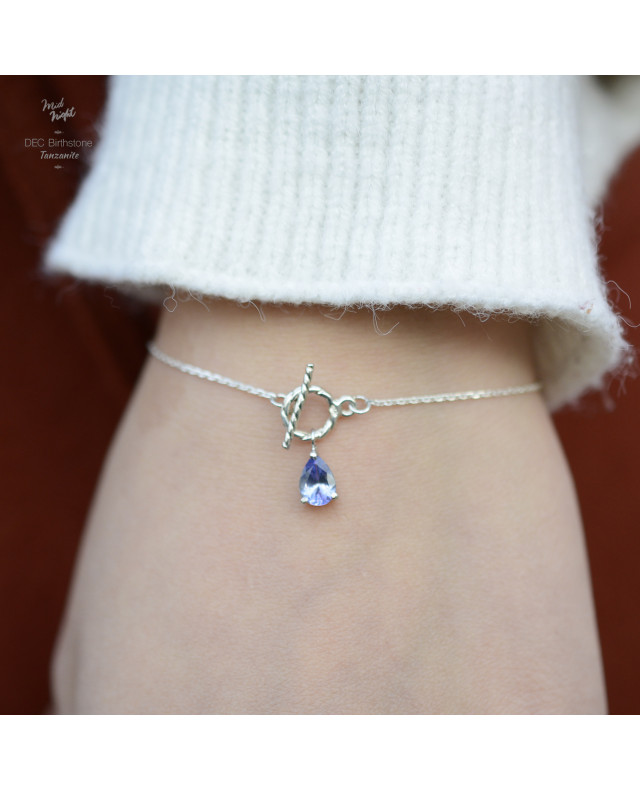 December Birthstone-Lock My Heart Bracelet